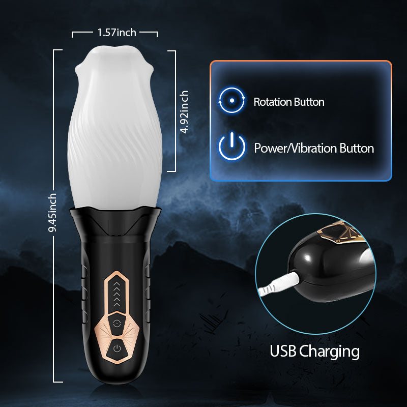 ACMEJOY-10 Vibration 5 Rotation Better Wrapping Automatic Stroker
