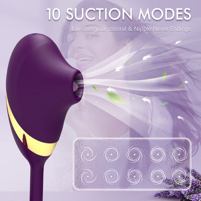 ALFA Sucking Vibrator Thursting Dildo Plug