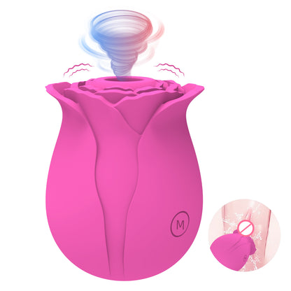 Rose Vibrator Delux With Multicolor