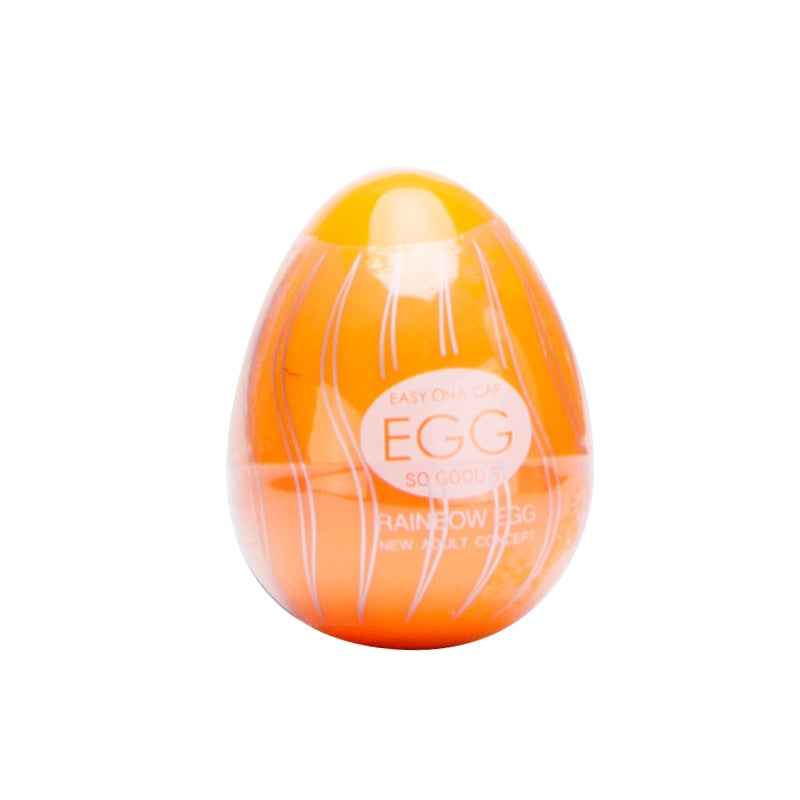 Rainbow Egg Pocket Masturbation