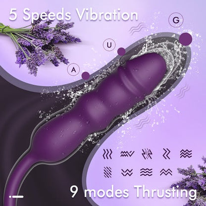 ALFA Sucking Vibrator Thursting Dildo Plug