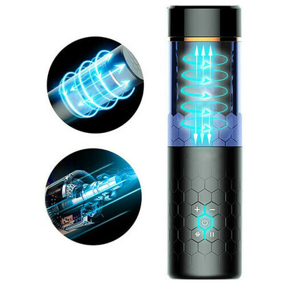 10 Thrusting Spinning Suction Cup Masturbation Cup