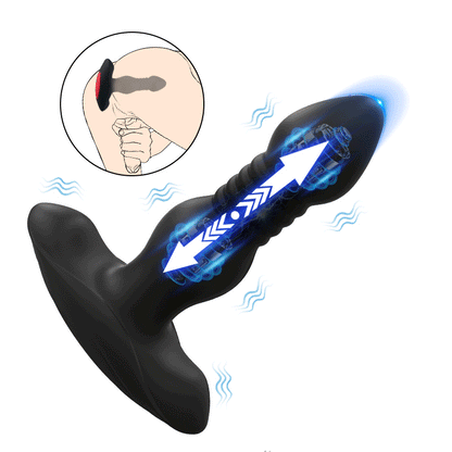 Crazy Vibrating Anal Plugs —— Lovelyhoneytoy
