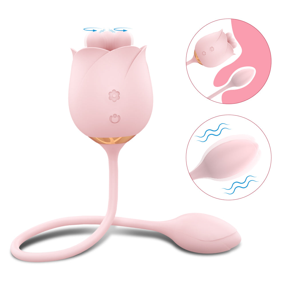 2 In 1 Rose Toy With Bullet Vibrator