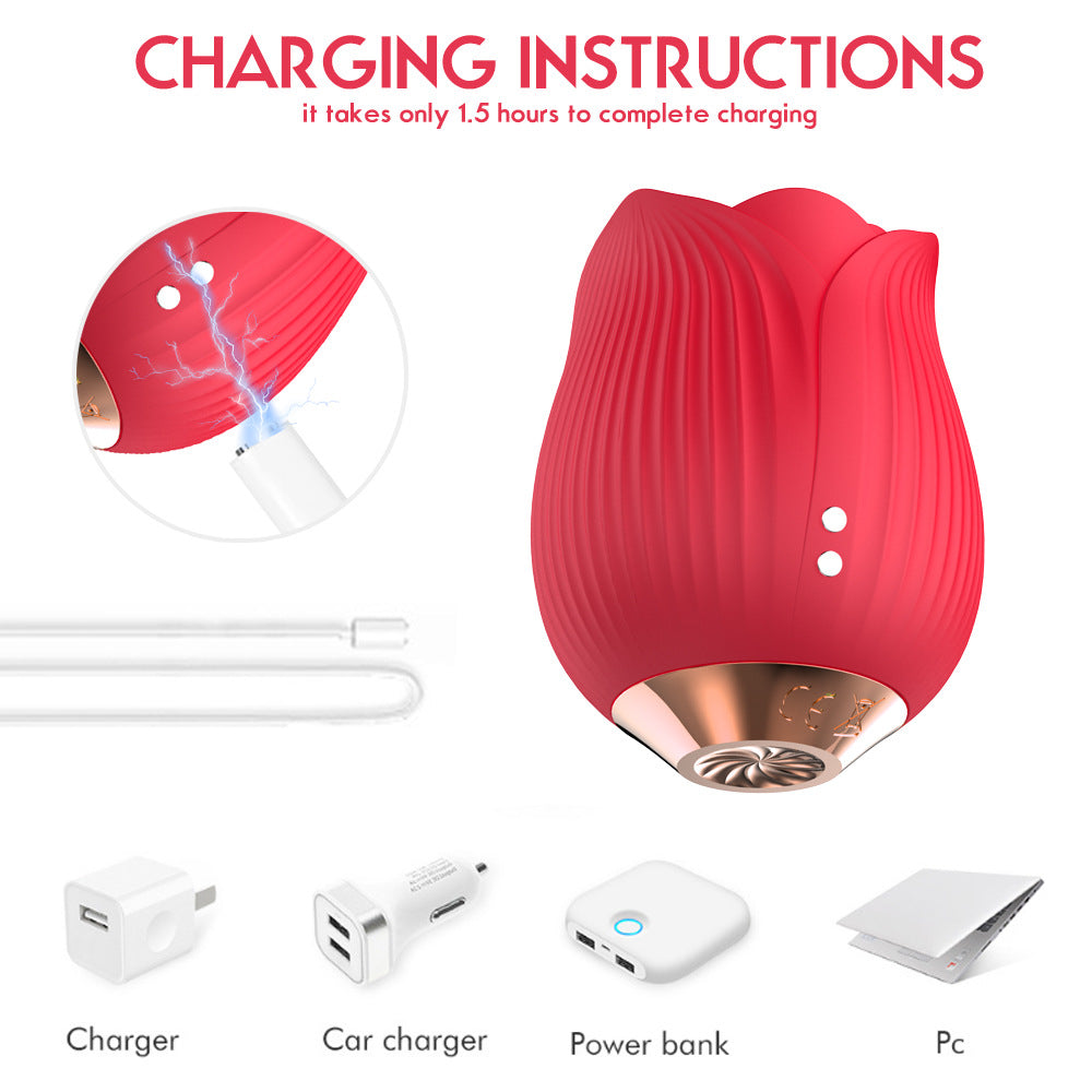 Rose Sucking Vibrator