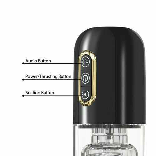 Vibrbud - 10 Telescopic Rotation 10 Suction Automatic Male Masturbation