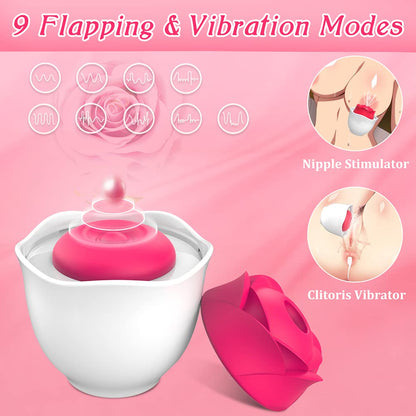 Eggshell Rose Sucking Vibration