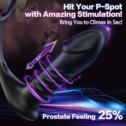SALE Moore - 10 Thrilling Vibration 3 Thrusting Silicone Remote Contro