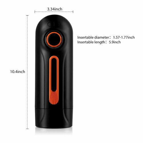 6 IN 1 Function 10 Vibration 4 Suction Male Maturbation Cup
