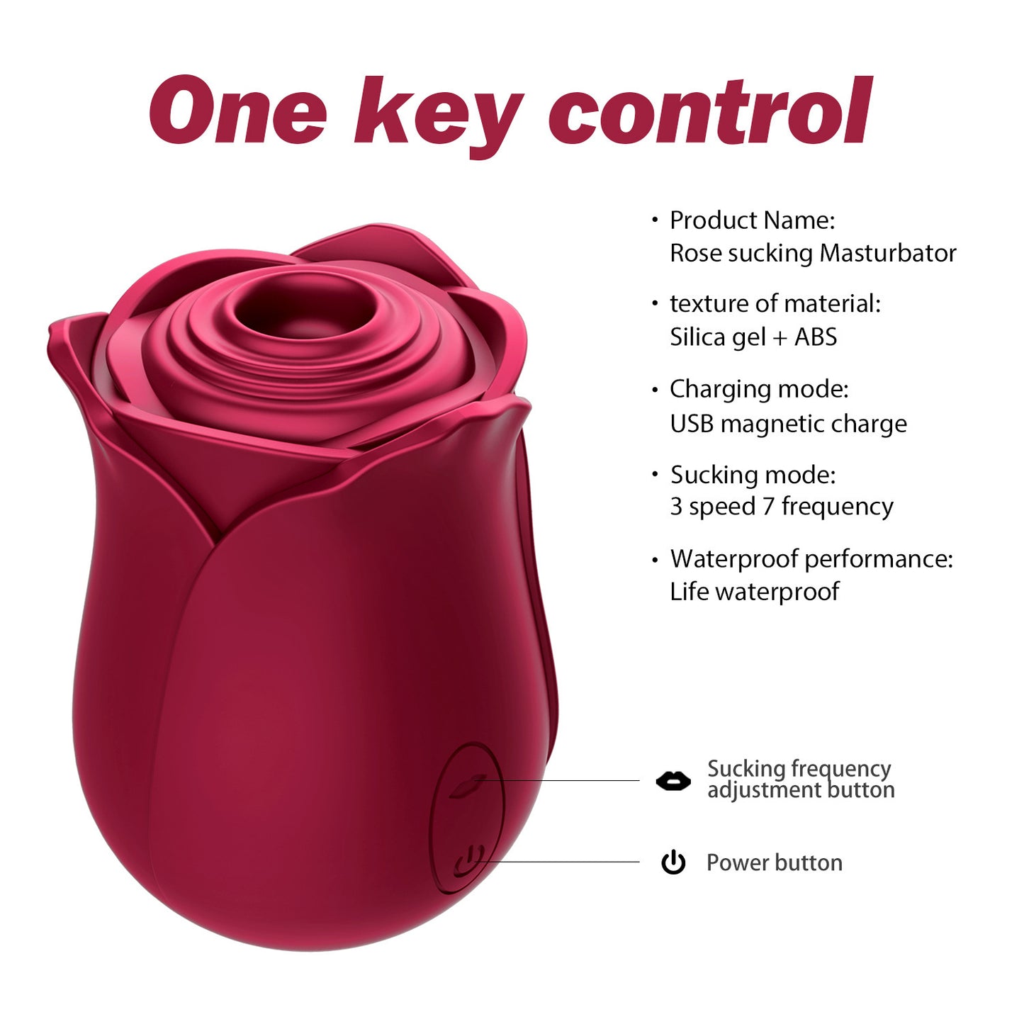 New Rose Sucking Vibrator Toy