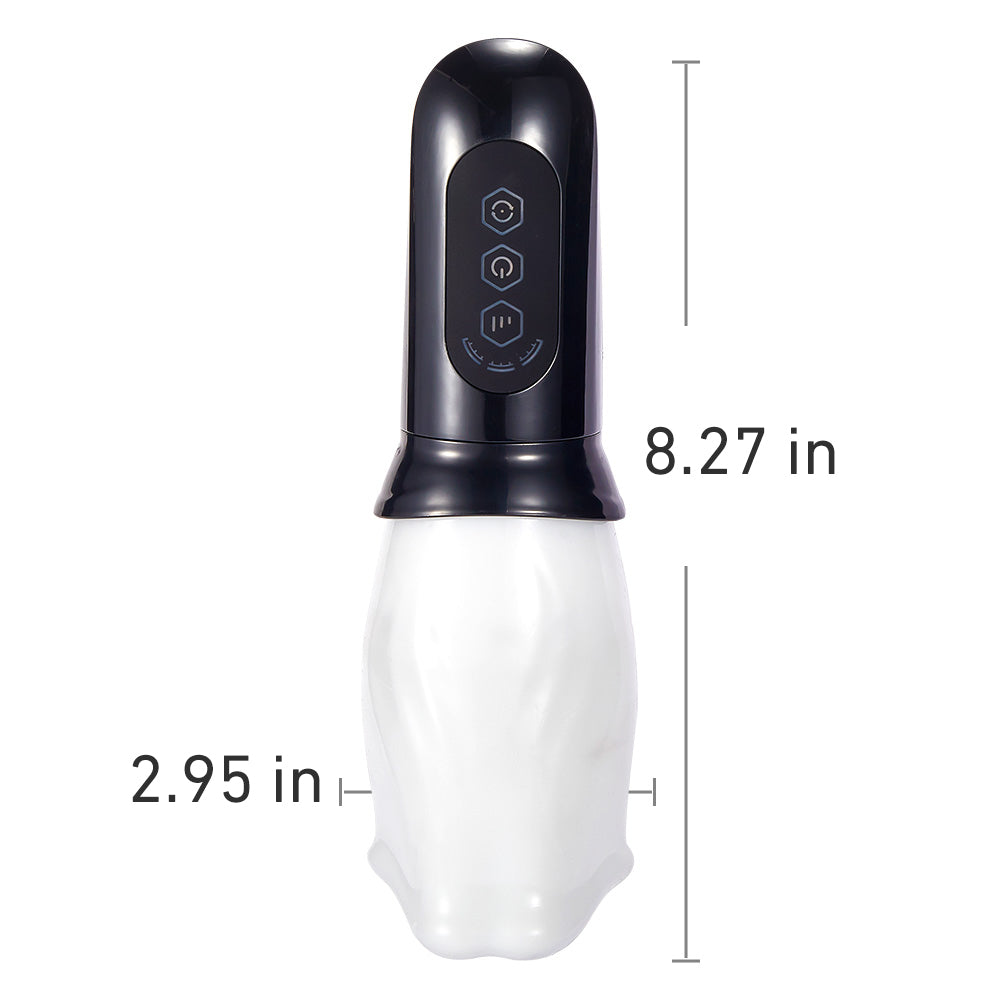 TORNADO Bare Sleeve 4 Rotating Modes & 3 Spinning Speeds Oral Sex Masturbation Cup