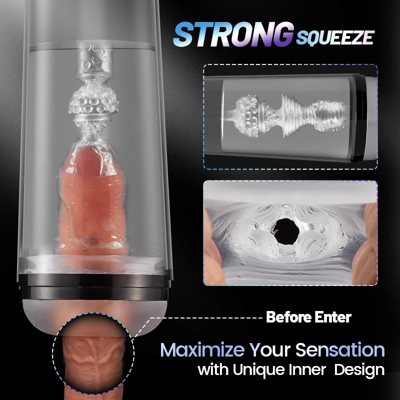 Noah 3 Vacuum Pressure Sucking Modes Strong Squeeze Efficient Penis Pump