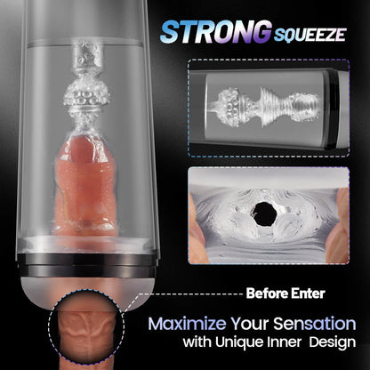 Noah 3 Vacuum Pressure Sucking Modes Strong Squeeze Efficient Penis Pump