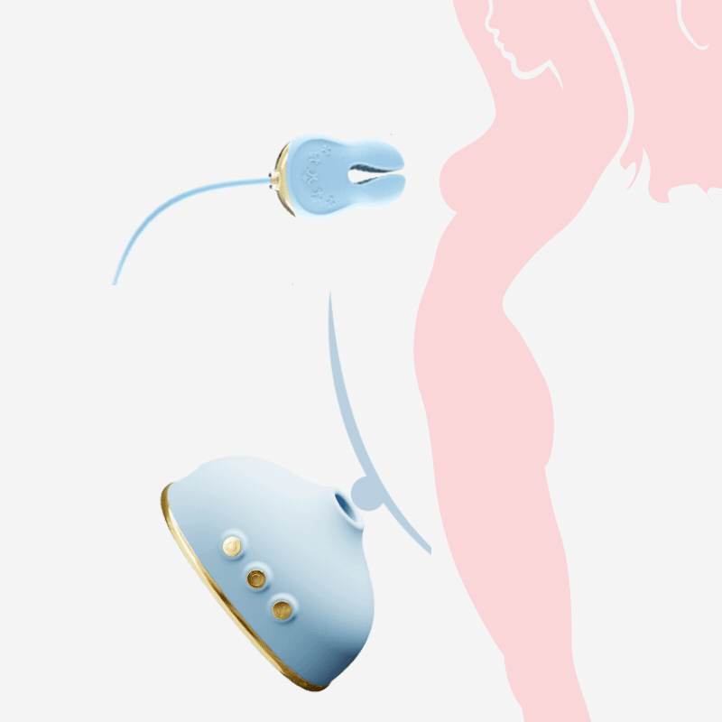 Sucking Vibrator Nipple Clamps Vibrating Clit Sucker