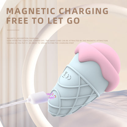 Cone Sucking Erotic Vibrator