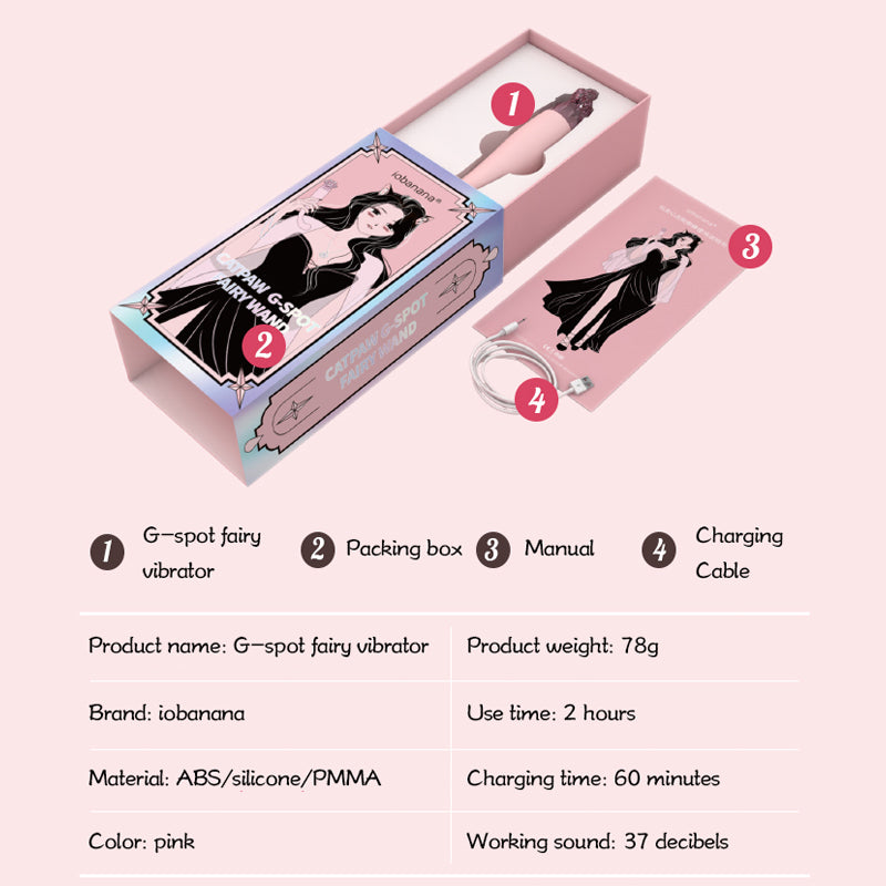 Fairy Stick G-spot Female Masturbation Device Climax Massage Vibrating Stick