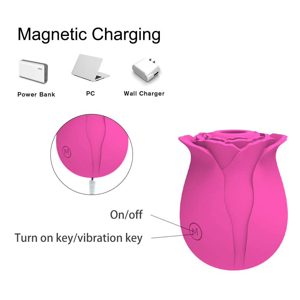 Multicolor Rose Vibrator Pro2