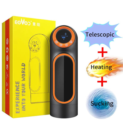 Vibrbud - Full Automatic Men's Masturbator Inverted Aircraft Cup Adult