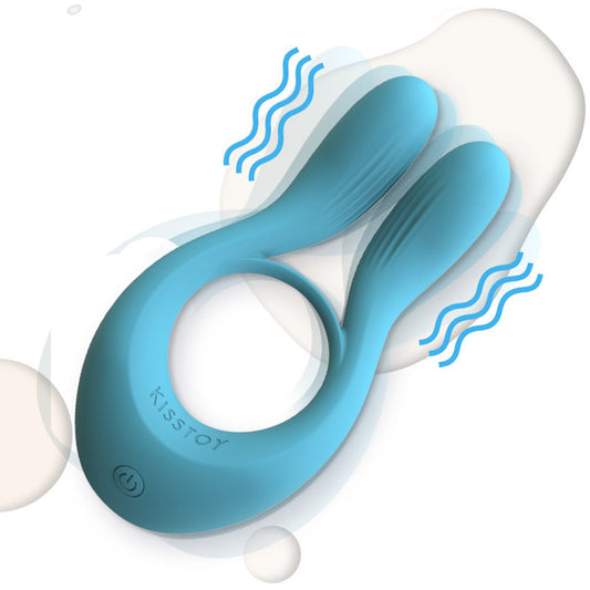 حلقة القضيب KISSTOY Martin Couple Resonance ذات قوة مرنة وتأخير القذف