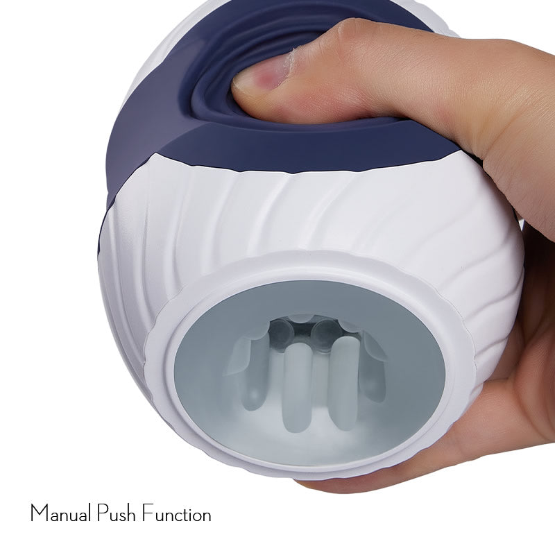 Mickey 10 Vibration Transparent Male Masturbatior with Controlling Han