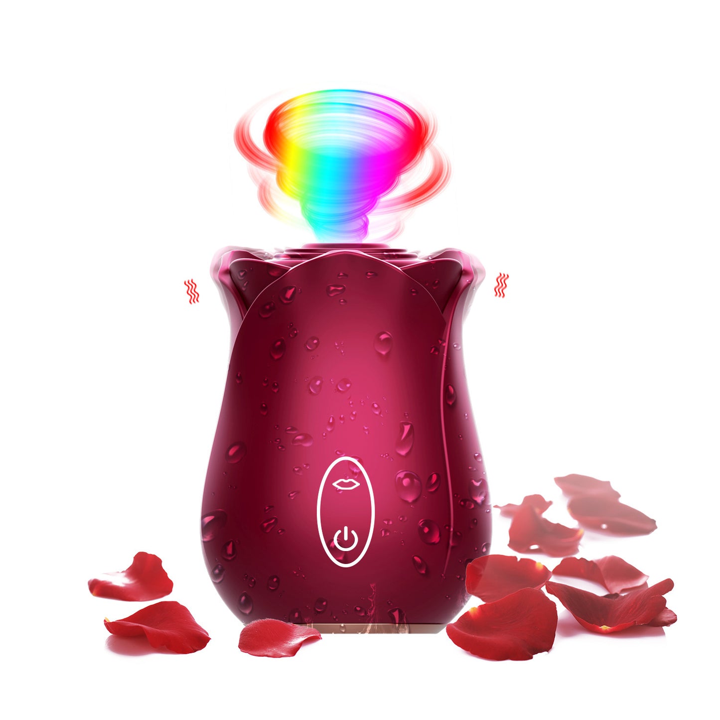 Rose Shape Vaginal Sucking Vibrators