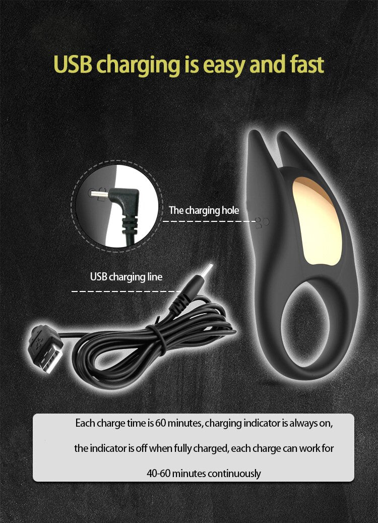 Lock Ring 10 Frequency Adult Products For Men And Women