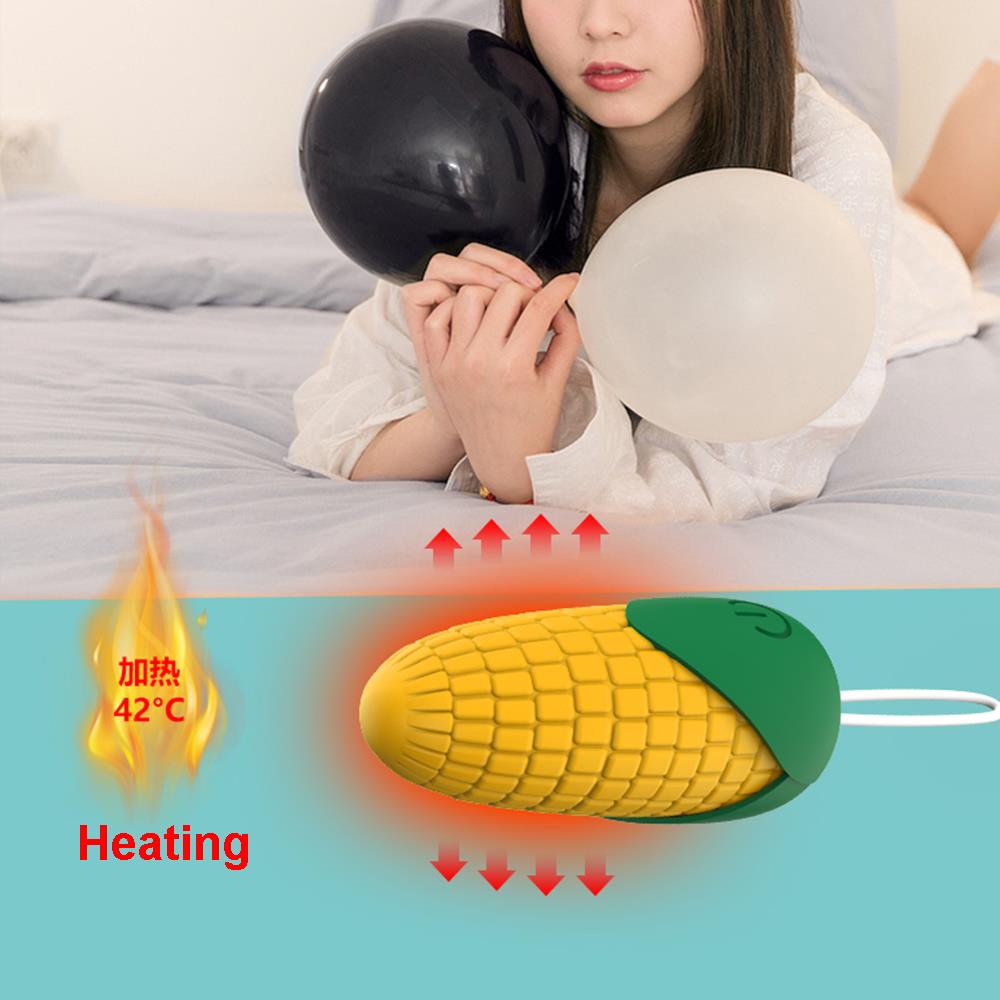 Midu Density Corn Remote Control Heating Vibration Corn Egg Skipping Female Masturbation Wireless Wearing Sex Products
