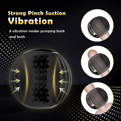 Men's Full-automatic Telescopic Rotary Two End Voice Aircraft Cup Masturbation Cross-border Adult Supplies Wholesale