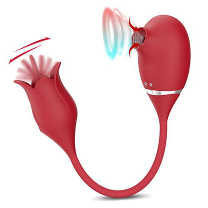 2in1 Rose Vibrator