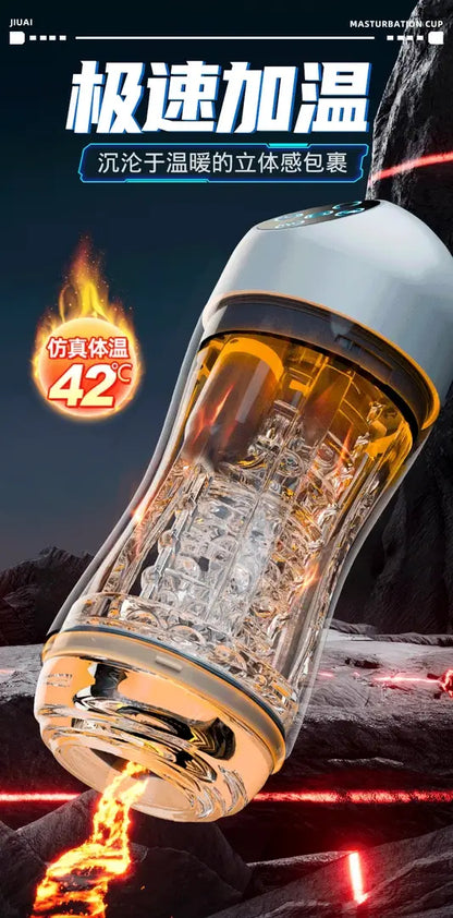 Intelligent Heating Deep Sucking Swallowing Masturbation Cup