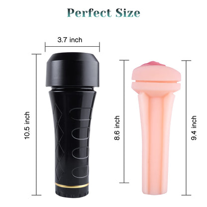 Male Masturbators Cup Adult Sex Toys Realistic Textured Pocket Vagina Pussy Man Masturbation Stroker