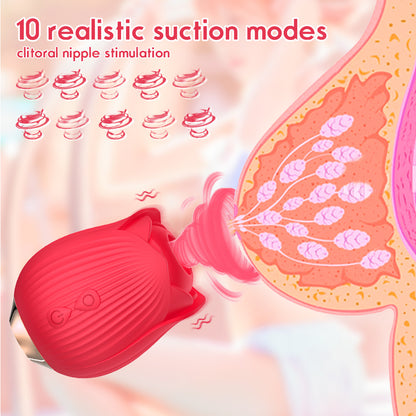 Rose Sucking Vibrator