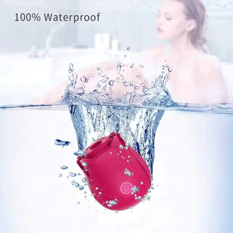Rose Sucking Vibrator Sex Toys For Women Blue