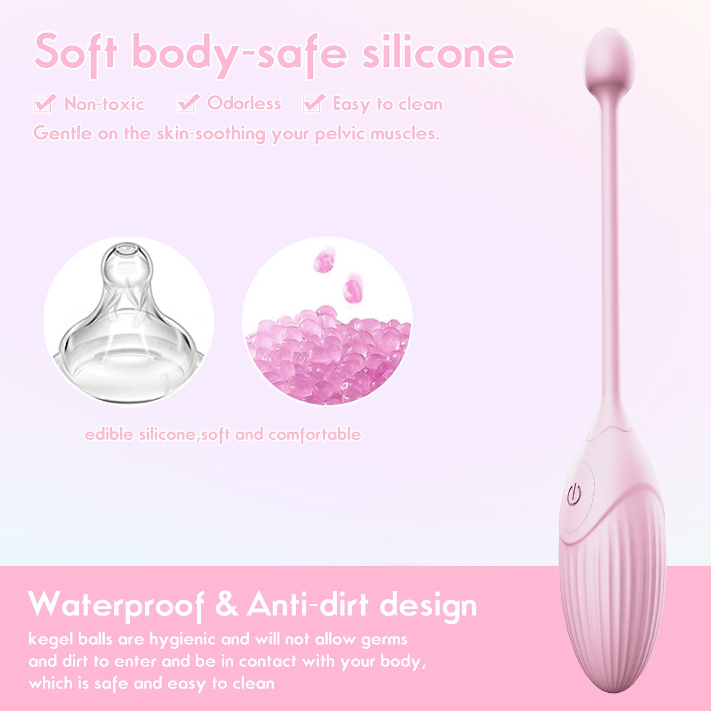 Clitoris Stimulation Vibrating Egg Dildo Vibrator For Women