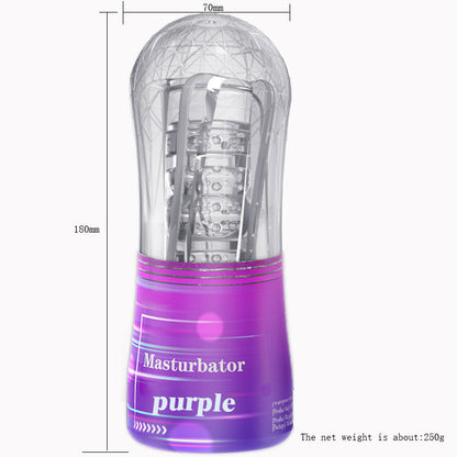 Olo Men's Masturbation Aircraft Cup Penis Pump Large Erectile Device Electric Training Exercise Device Adult Fun Products