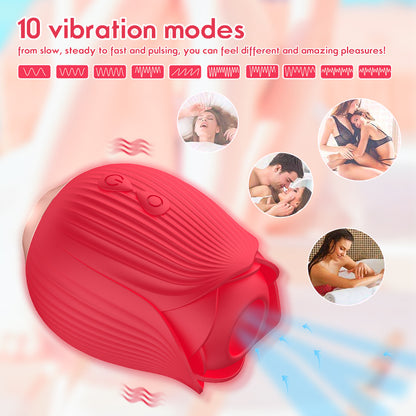 Rose Sucking Vibrator