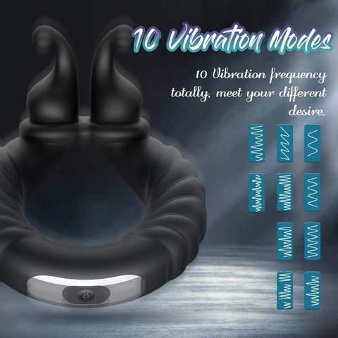Perineum Massager | Vibrating Dual Penis Ring