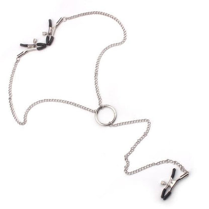 Nipple Clamps Vagina Clitoris Stimulator Chain
