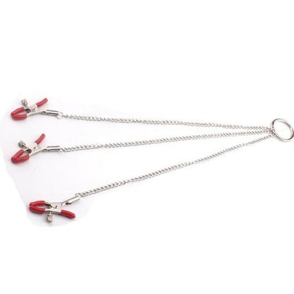 Nipple Clamps Vagina Clitoris Stimulator Chain
