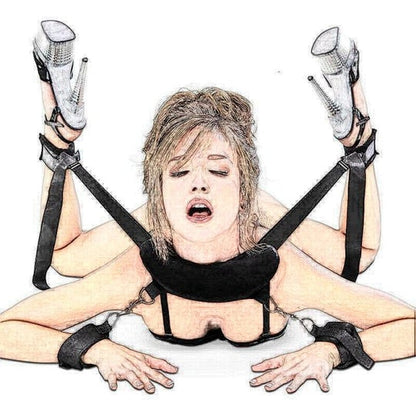 Double Couple Bdsms Bed Restraints Kit