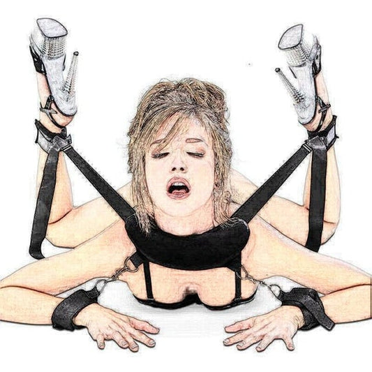 Double Couple Bdsms Bed Restraints Kit